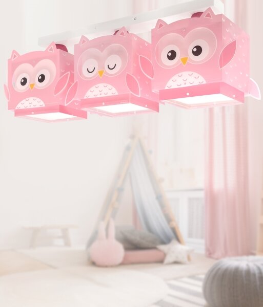 Dalber 64483 - Detské stropné svietidlo LITTLE FRIENDS 3xE27/15W/230V