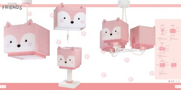 Dalber 64582 - Detský luster LITTLE FOX 1xE27/60W/230V