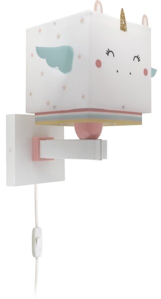 Dalber 64599 - Detské nástenné svietidlo LITTLE UNICORN 1xE27/15W/230V
