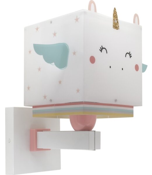 Dalber 64599 - Detské nástenné svietidlo LITTLE UNICORN 1xE27/15W/230V