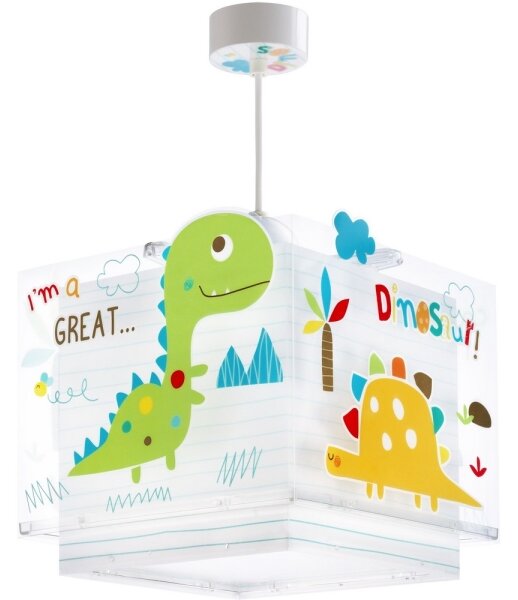 Dalber D-73452 - Detský luster DINOS 1xE27/60W/230V