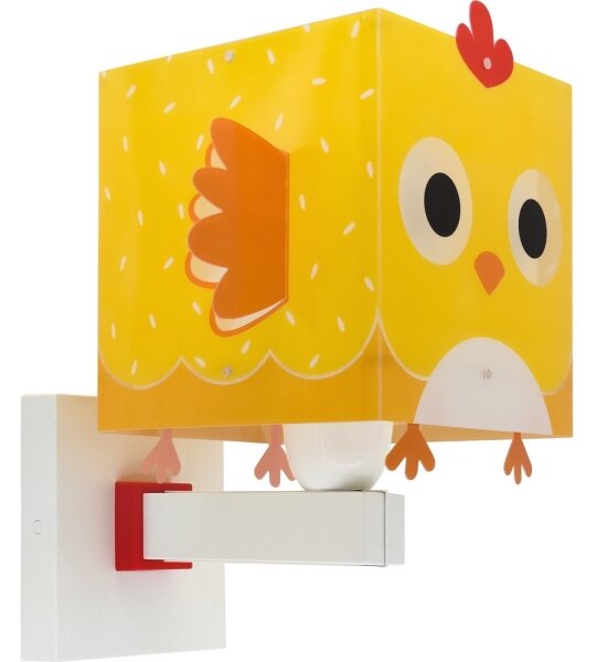 Dalber 64649 - Detské nástenné svietidlo LITTLE CHICKEN 1xE27/15W/230V