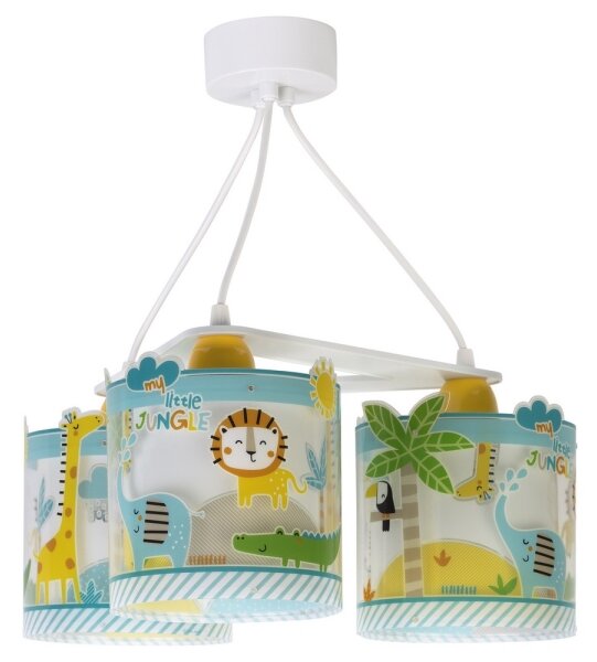 Dalber D-76114 - Detský luster MY LITTLE JUNGLE 3xE27/15W/230V