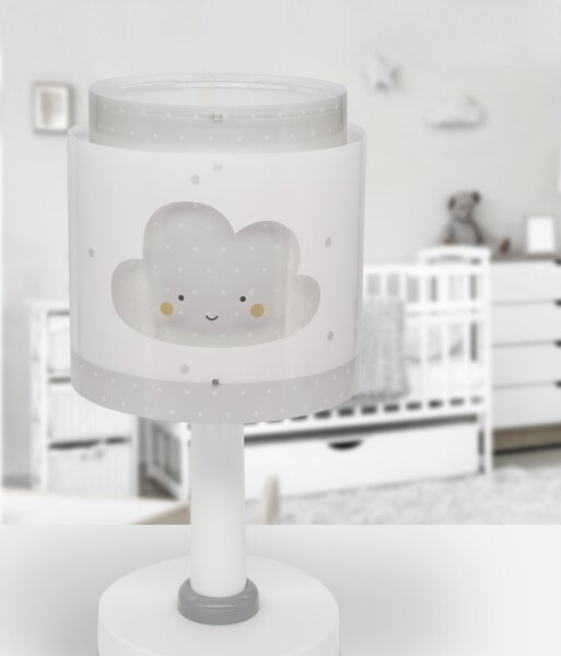 Dalber 76011E - Detská lampička BABY DREAMS 1xE14/8W/230V šedá