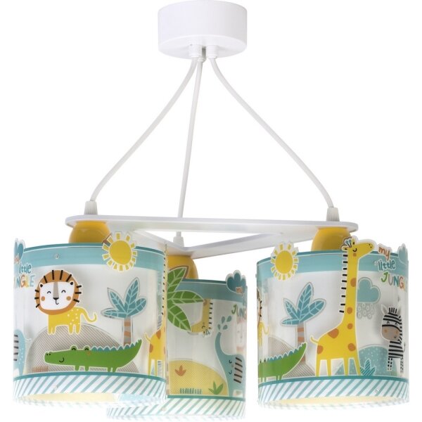 Dalber D-76114 - Detský luster MY LITTLE JUNGLE 3xE27/15W/230V