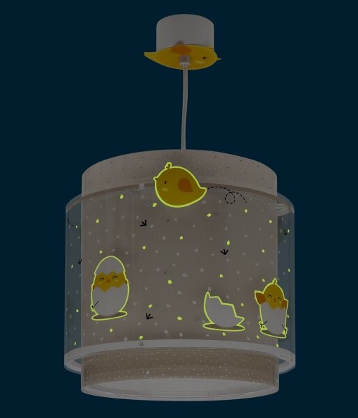 Dalber 76872 - Detský luster BABY CHICK 1xE27/15W/230V