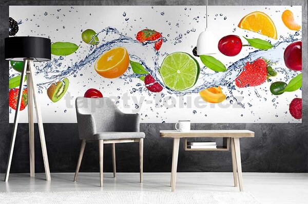 Vliesové fototapety, rozměr 375 cm x 150 cm, ovoce, DIMEX MP-2-0239