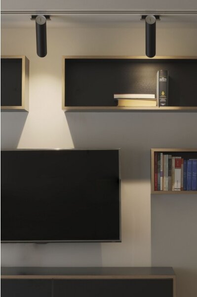 FARO 29874 - Nástenné svietidlo LINK 1xGU10/11W/230V čierna