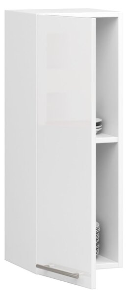 Ak furniture Závesná kuchynská skrinka Olivie W 30 cm biela