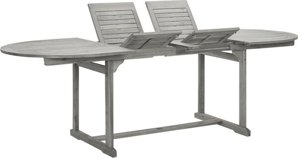 Maison Exclusive – Záhradný jedálenský stôl (160–240) x 100 x 75 cm z masívneho akátového dreva