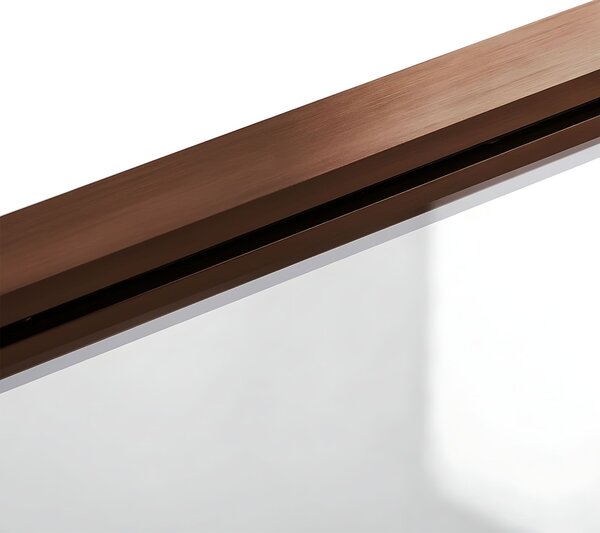 Skladacia vaňová zástena REA AGAT-2 100 Brush Copper