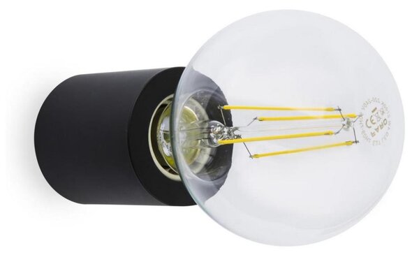 FARO 62151 - Nástenné svietidlo TEN 1xE27/20W/230V čierna