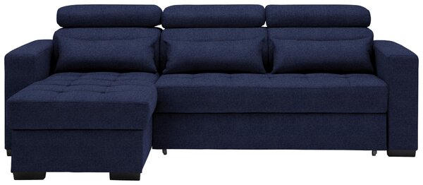 ROHOVÁ SEDAČKA, textil, tmavomodrá Carryhome - Sedačky, Online Only