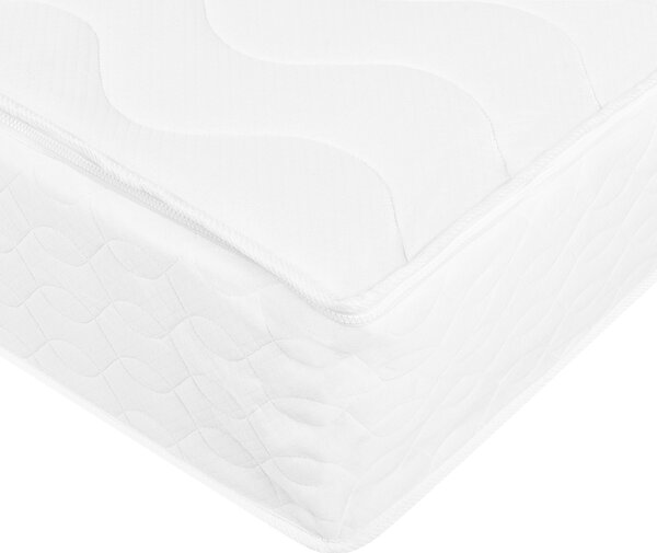 Poťah na matrac na vodnú posteľ biely bavlna polyester 140 x 200 cm so zapínaním na zips spálňa