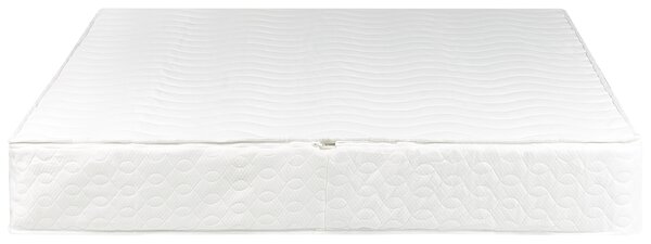 Poťah na matrac na vodnú posteľ biely bavlna polyester 140 x 200 cm so zapínaním na zips spálňa