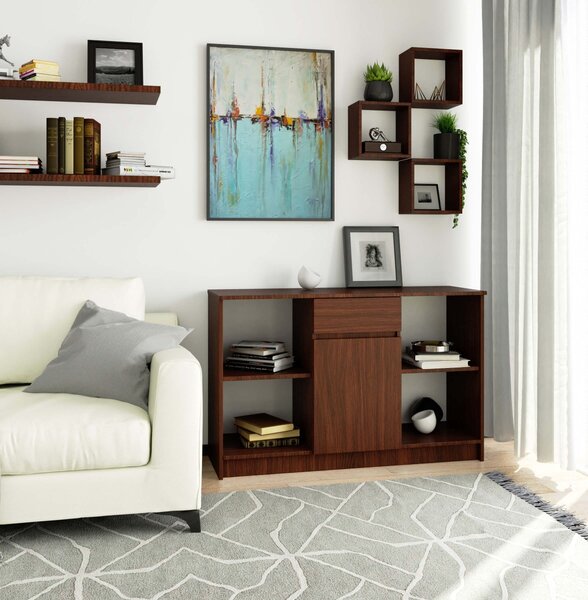 Ak furniture Komoda B-17 120 cm wenge
