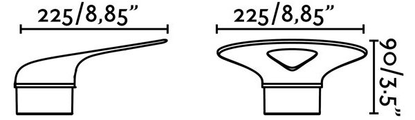 FARO 71223 - LED Vonkajšie nástenné svietidlo LOTUS LED/18W/230V IP65