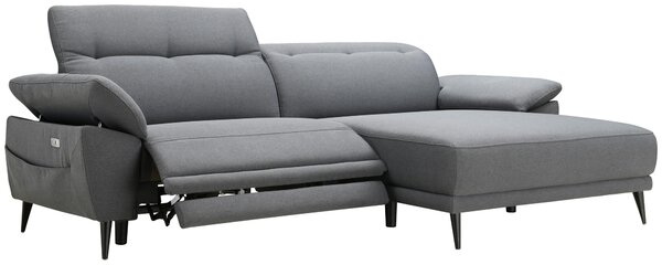 ROHOVÁ SEDAČKA, textil, svetlosivá MID.YOU - Sedačky, Online Only