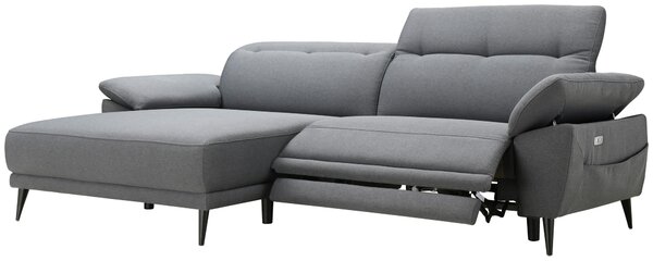 ROHOVÁ SEDAČKA, textil, svetlosivá MID.YOU - Sedačky, Online Only