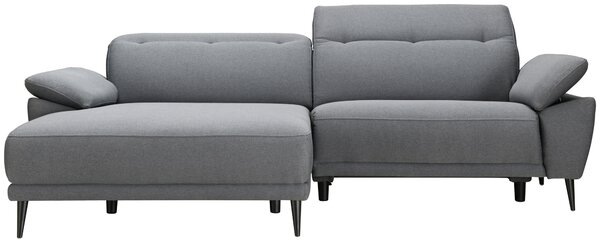 ROHOVÁ SEDAČKA, textil, svetlosivá MID.YOU - Sedačky, Online Only