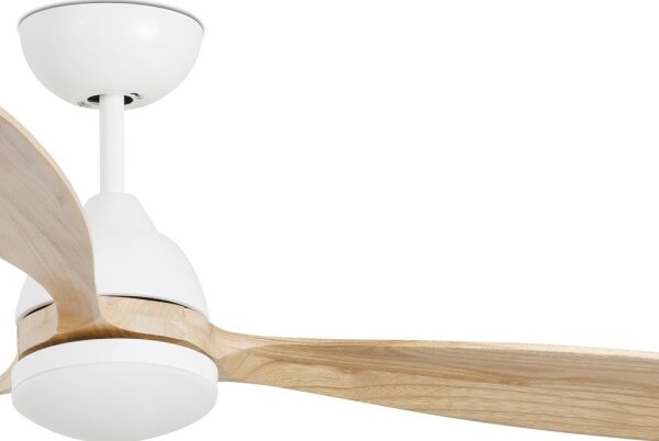 FARO 33524 - LED Stropný ventilátor POROS LED/15W/230V biela/hnedá