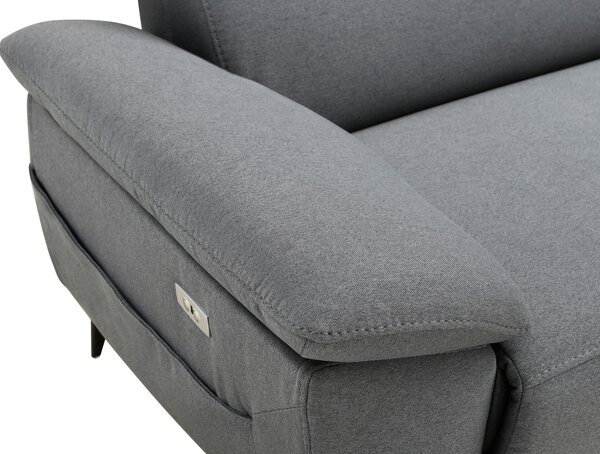 ROHOVÁ SEDAČKA, textil, svetlosivá MID.YOU - Sedačky, Online Only