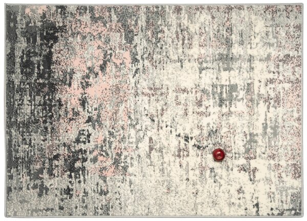 Alfa Carpets , Kusový koberec Beton powder pink, 80x150, ružová, chodba / predsieň