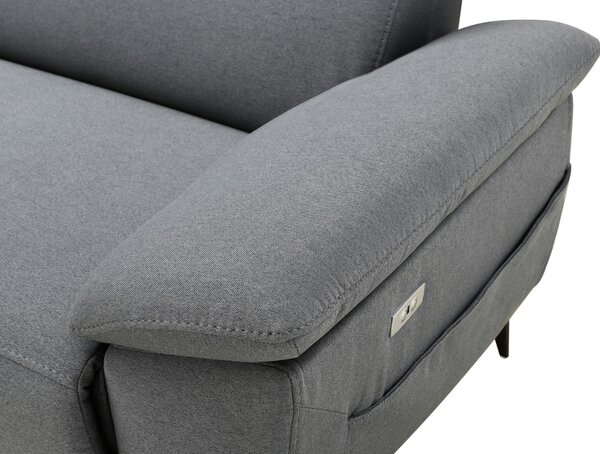ROHOVÁ SEDAČKA, textil, svetlosivá MID.YOU - Sedačky, Online Only