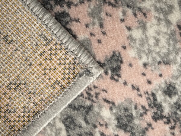 Alfa Carpets , Kusový koberec Beton powder pink, 80x150, ružová, chodba / predsieň