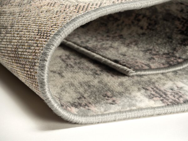 Alfa Carpets , Kusový koberec Beton powder pink, 80x150, ružová, chodba / predsieň