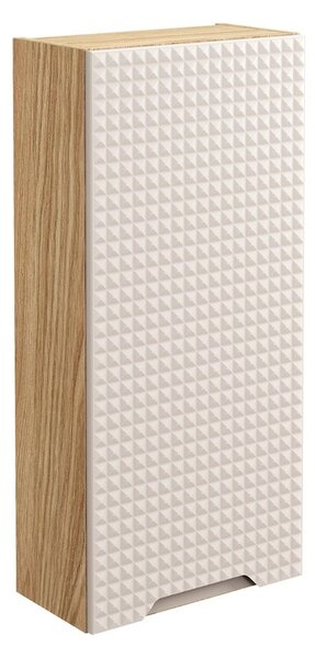 Comad Závesná kúpeľňová skrinka Luxor Beige 83-35-1D béžová/dub olejovaný