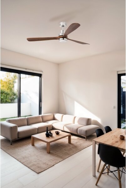 FARO 33463DC - LED Stropný ventilátor LANTAU LED/12W/230V pr. 168 cm + DO