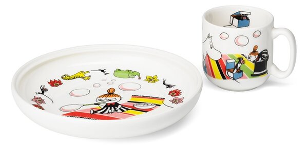 Set hrnčeka a taniera Moomin Little My, darčekový box