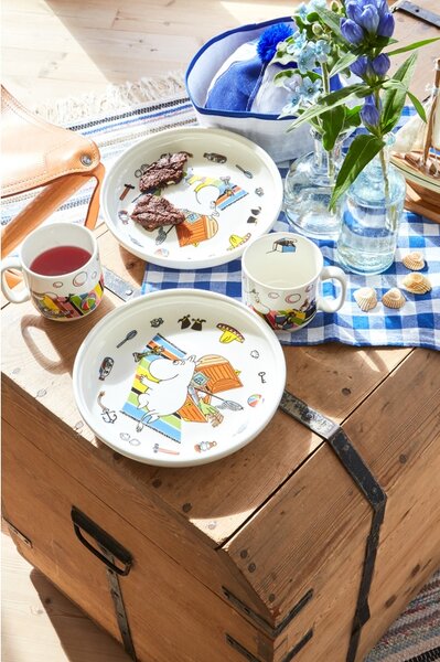 Arabia Set hrnčeka a taniera Moomin, darčekový box