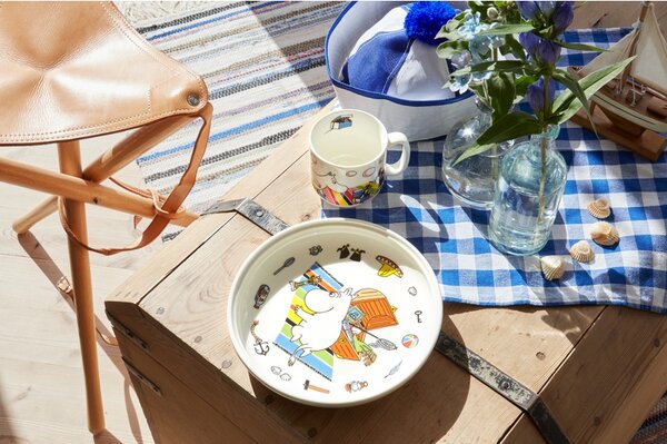 Arabia Set hrnčeka a taniera Moomin, darčekový box