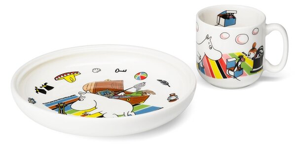 Arabia Set hrnčeka a taniera Moomin, darčekový box
