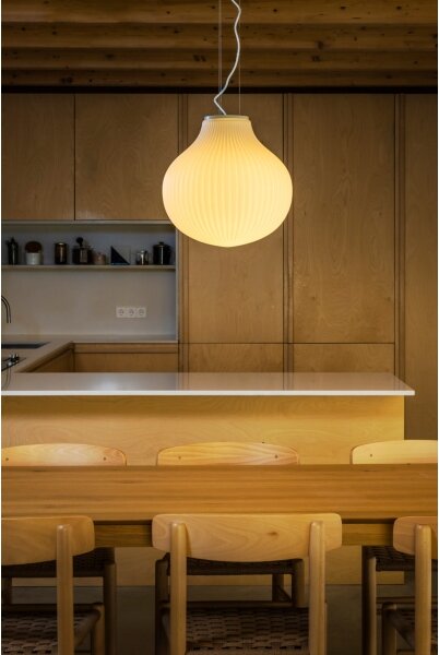 FARO 28301 - Luster na lanku ISABELLE 1xE27/15W/230V pr. 40 cm biela