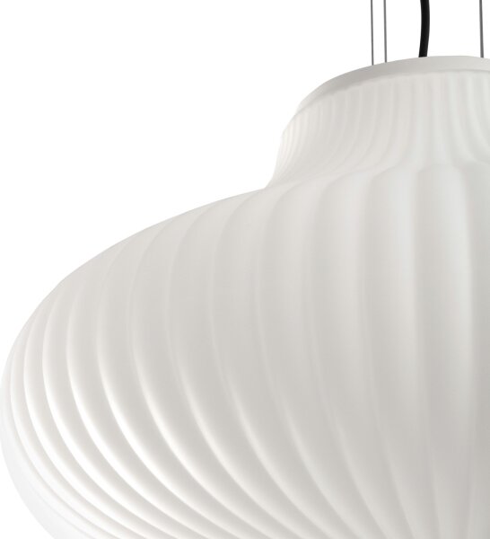 FARO 28301 - Luster na lanku ISABELLE 1xE27/15W/230V pr. 40 cm biela