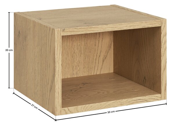 Comad Závesná kúpeľňová skrinka UNI 30 cm dub cremona/kašmírová