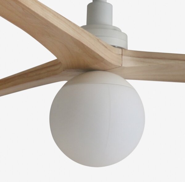 FARO 34280WT-11L-Str. ventilátor KLIM M 1xE27/15W/230V borovica/biela pr.125 cm