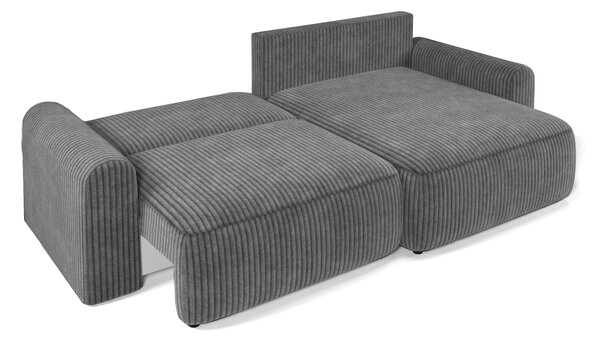 Rozkladacia obojstranná sedacia súprava do L NORDEN TILIA 250x140 cm, krémová