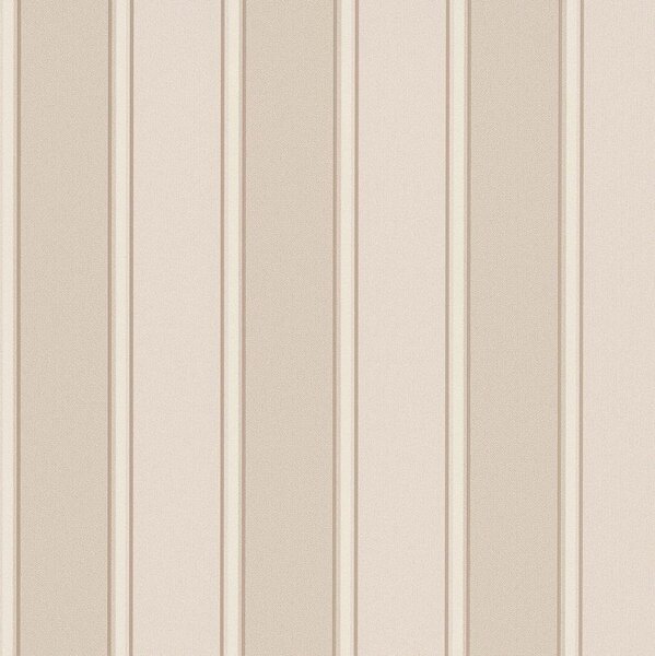 Vliesové tapety na stenu Modern Classics 6377-14, rozmer 10,05 m x 0,53 m, pruhy hnedo-krémové, Erismann