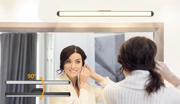 Aigostar - LED Stmievateľné nabíjacie osvetlenie zrkadla LED/2,9W/5V