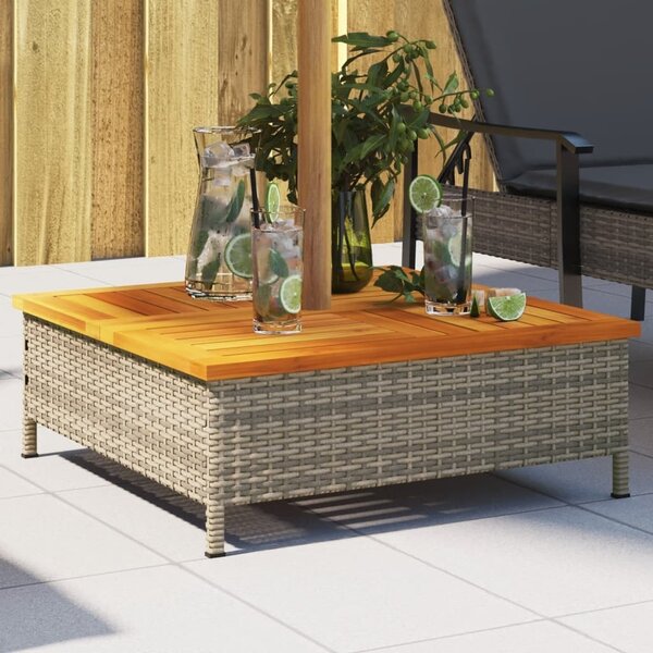 Maison Exclusive - Obklad pre stojan na slnečník Sivý 70x70x25 cm Acacia