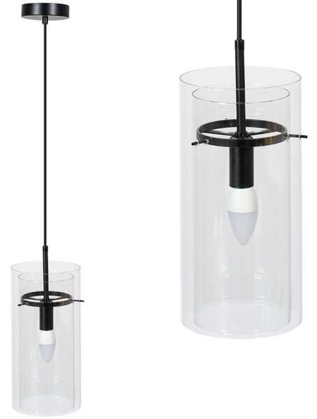 TooLight Závesná lampa La Belle XXXII čierna
