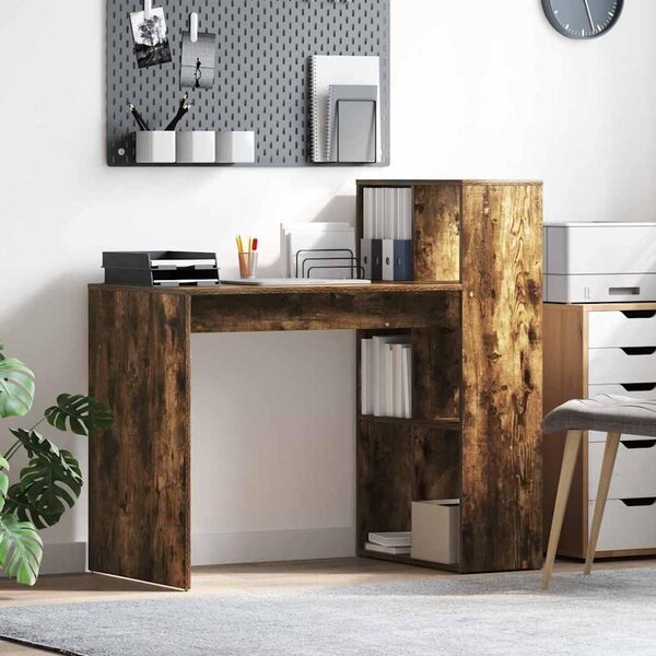 Maison Exclusive – písací stôl, dymová dubová drevná doska