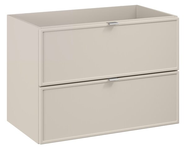 Comad Závesná skrinka pod umývadlo Bella Cashmere I s doskou 80 cm kašmír