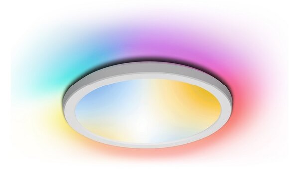 Aigostar-LED RGBW Stmievateľné kúpeľňové svietidlo LED/18W/230V pr. 30 cm IP44+DO