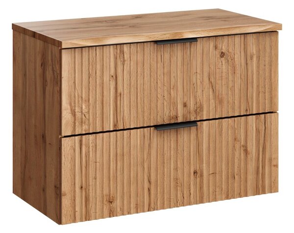 Comad Závesná skrinka Casad Nature s doskou 80 cm dub wotan
