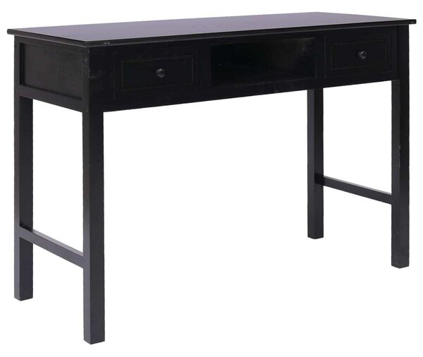 Maison Exclusive – písací stôl, čierny, 110 × 45 × 76 cm, drevo